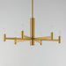 Myhouse Lighting Maxim - 21366NAB - Six Light Chandelier - Emana - Natural Aged Brass