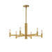 Myhouse Lighting Maxim - 21366NAB - Six Light Chandelier - Emana - Natural Aged Brass