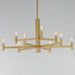 Myhouse Lighting Maxim - 21369NAB - Nine Light Chandelier - Emana - Natural Aged Brass