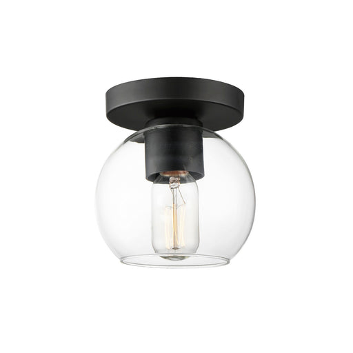 Myhouse Lighting Maxim - 21630CLBK - One Light Flush Mount - Knox - Black