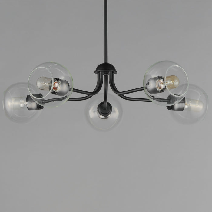 Myhouse Lighting Maxim - 21635CLBK - Five Light Chandelier - Knox - Black