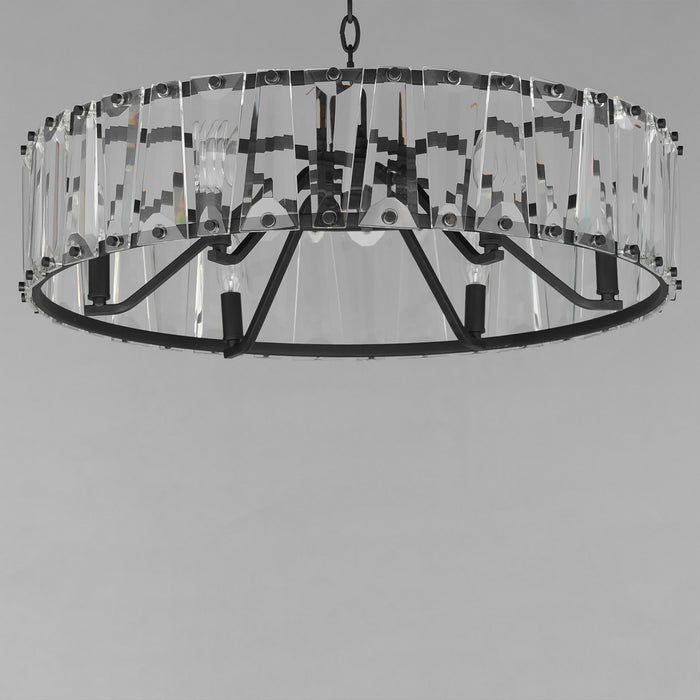 Myhouse Lighting Maxim - 21866BCBK - Six Light Chandelier - Odeon - Black