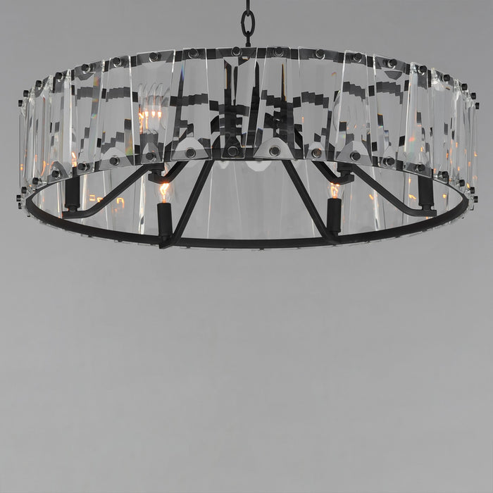 Myhouse Lighting Maxim - 21866BCBK - Six Light Chandelier - Odeon - Black