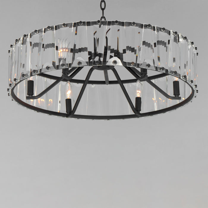 Myhouse Lighting Maxim - 21866BCBK - Six Light Chandelier - Odeon - Black