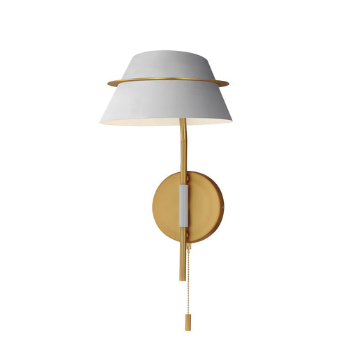 Myhouse Lighting Maxim - 25220LFGNAB - One Light Wall Sconce - Lucas - Natural Aged Brass