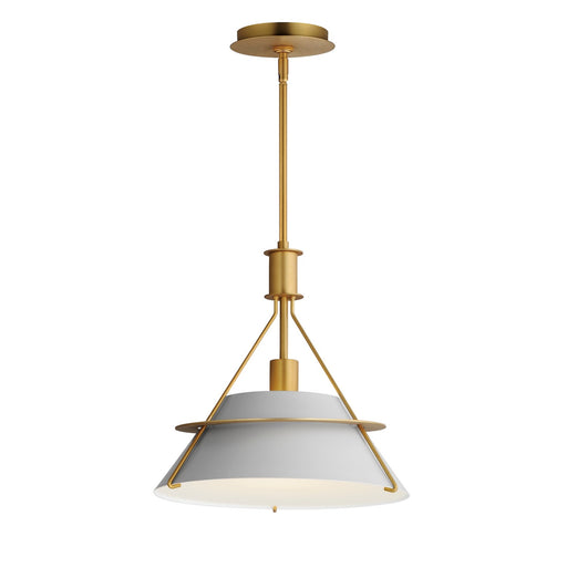 Myhouse Lighting Maxim - 25221LFGNAB - One Light Pendant - Lucas - Natural Aged Brass