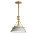 Myhouse Lighting Maxim - 25221LFGNAB - One Light Pendant - Lucas - Natural Aged Brass