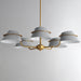 Myhouse Lighting Maxim - 25225LFGNAB - Five Light Chandelier - Lucas - Natural Aged Brass