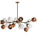 Myhouse Lighting Maxim - 28279DBZAB - LED Pendant - Akimbo - Dark Bronze/Antique Brass