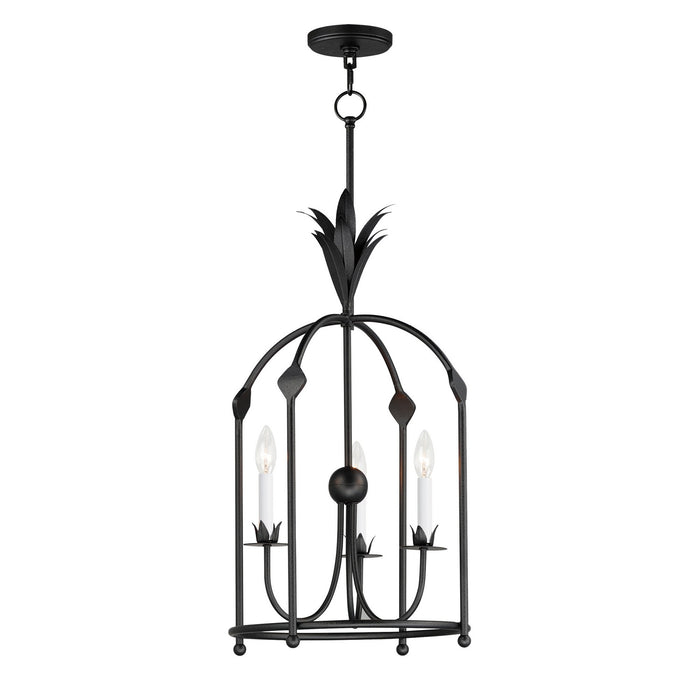 Myhouse Lighting Maxim - 2884AR - Three Light Foyer Pendant - Paloma - Anthracite