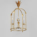 Myhouse Lighting Maxim - 2884GL - Three Light Foyer Pendant - Paloma - Gold Leaf