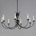 Myhouse Lighting Maxim - 2888AR - Eight Light Chandelier - Paloma - Anthracite