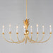 Myhouse Lighting Maxim - 2888GL - Eight Light Chandelier - Paloma - Gold Leaf