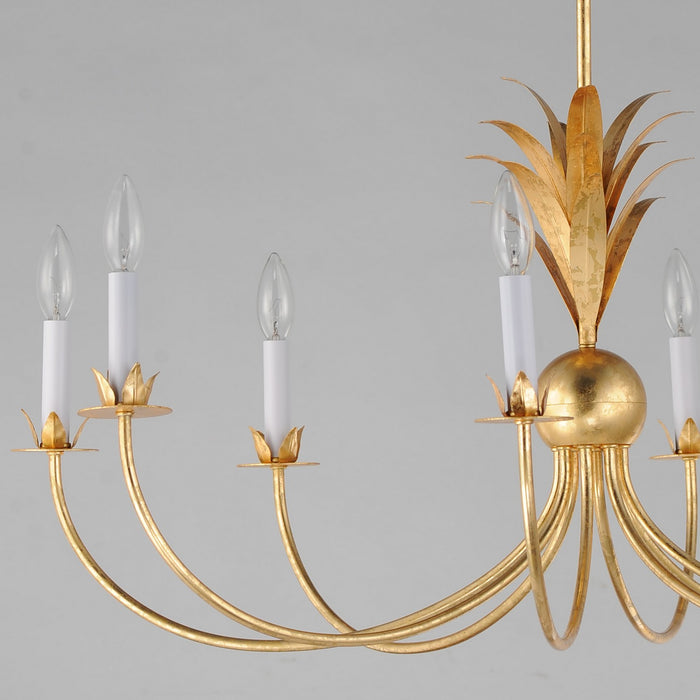 Myhouse Lighting Maxim - 2888GL - Eight Light Chandelier - Paloma - Gold Leaf