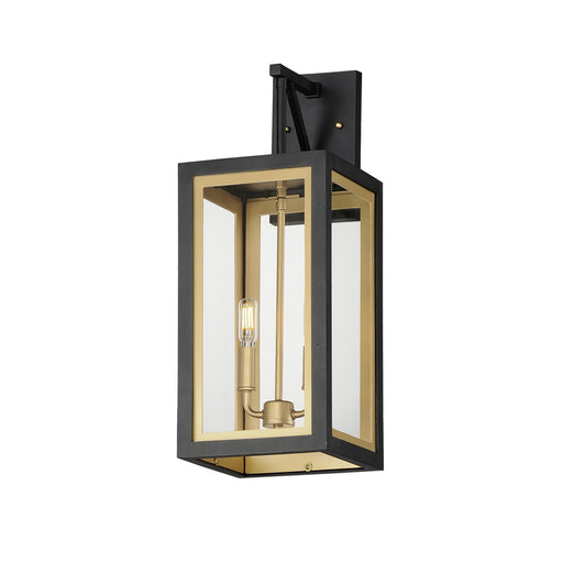 Myhouse Lighting Maxim - 30055CLBKGLD - Two Light Outdoor Wall Sconce - Neoclass - Black / Gold