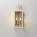 Myhouse Lighting Maxim - 30055CLWTGLD - Two Light Outdoor Wall Sconce - Neoclass - White/Gold