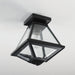 Myhouse Lighting Maxim - 30560CLBK - One Light Flush Mount - Prism - Black