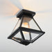 Myhouse Lighting Maxim - 30560CLBK - One Light Flush Mount - Prism - Black