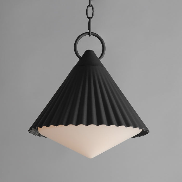 Myhouse Lighting Maxim - 35131WTBK - One Light Pendant - Odette - Black