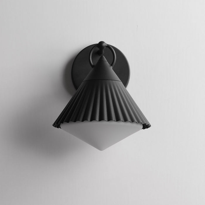 Myhouse Lighting Maxim - 35132WTBK - One Light Wall Sconce - Odette - Black