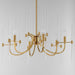 Myhouse Lighting Maxim - 38407CLHR - Six Light Chandelier - Divine - Heritage