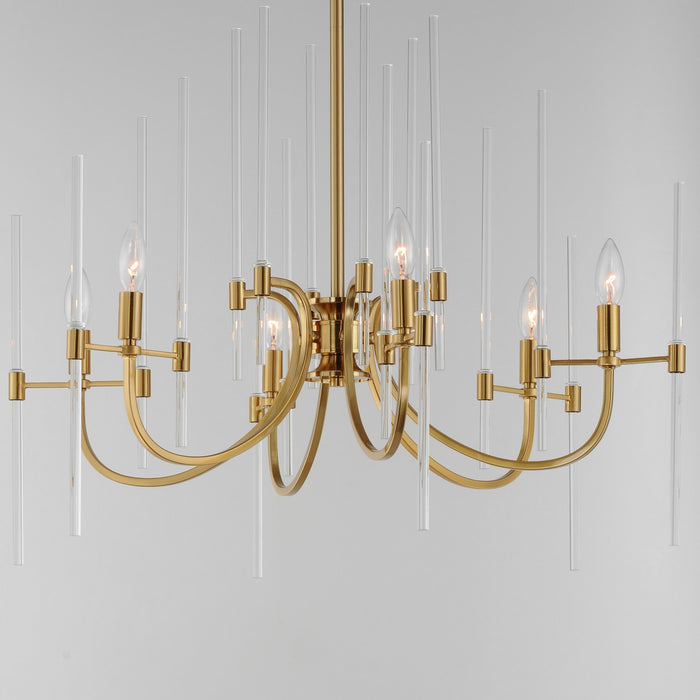 Myhouse Lighting Maxim - 38407CLHR - Six Light Chandelier - Divine - Heritage