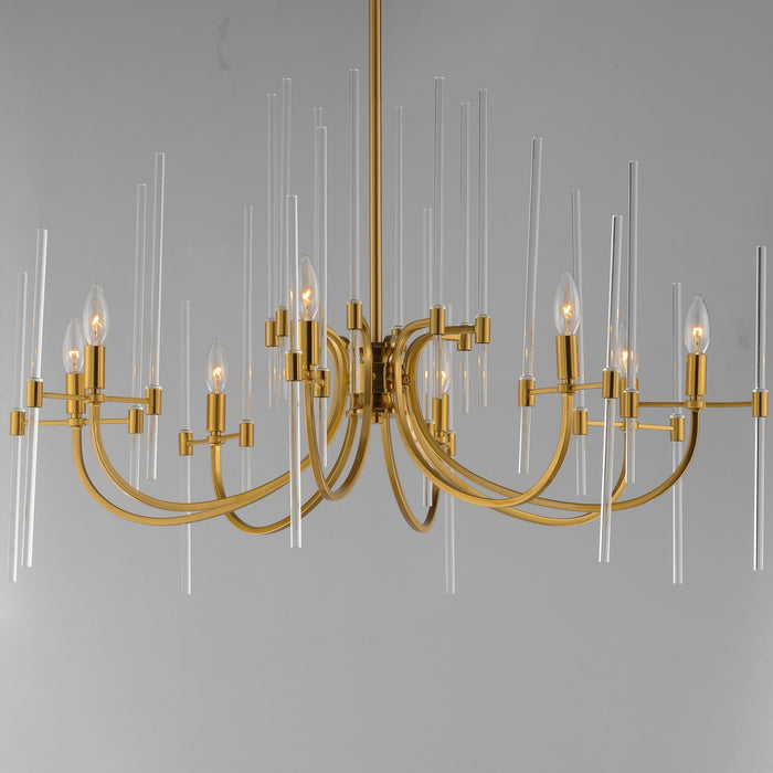 Myhouse Lighting Maxim - 38408CLHR - Eight Light Chandelier - Divine - Heritage