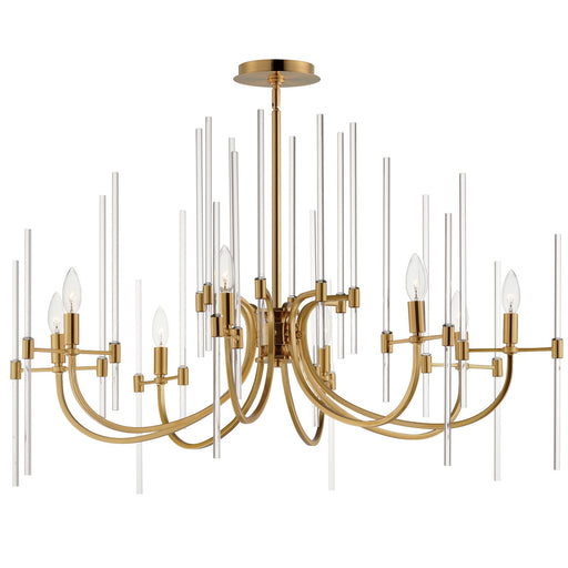 Myhouse Lighting Maxim - 38408CLHR - Eight Light Chandelier - Divine - Heritage