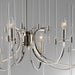 Myhouse Lighting Maxim - 38408CLPN - Eight Light Chandelier - Divine - Polished Nickel