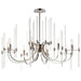 Myhouse Lighting Maxim - 38408CLPN - Eight Light Chandelier - Divine - Polished Nickel