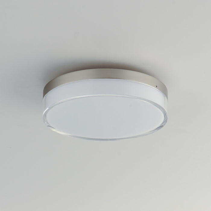 Myhouse Lighting Maxim - 59762CLFTSN - LED Flush Mount - Edge - Satin Nickel