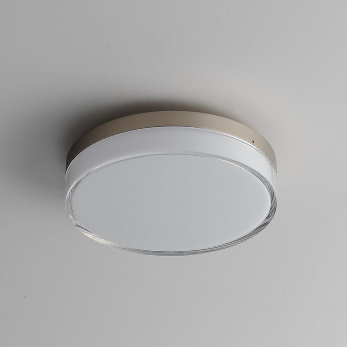 Myhouse Lighting Maxim - 59762CLFTSN - LED Flush Mount - Edge - Satin Nickel