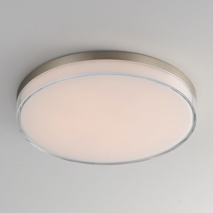 Myhouse Lighting Maxim - 59764CLFTSN - LED Flush Mount - Edge - Satin Nickel