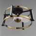 Myhouse Lighting Maxim - 61022WTBKNAB - LED Fandelight - Darling - Black / Natural Aged Brass