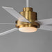 Myhouse Lighting Maxim - 88826WTNAB - 60"Ceiling Fan - Daisy - Natural Aged Brass