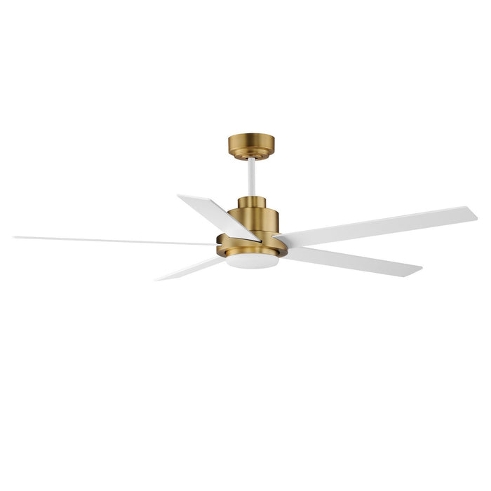 Myhouse Lighting Maxim - 88826WTNAB - 60"Ceiling Fan - Daisy - Natural Aged Brass