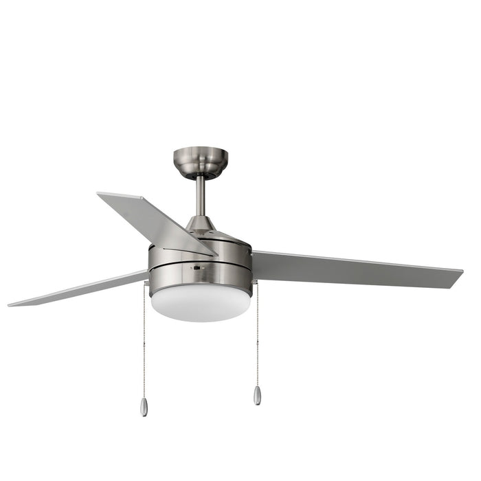 Myhouse Lighting Maxim - 89906FTSNBK - 52"Ceiling Fan - Trio - Satin Nickel / Black