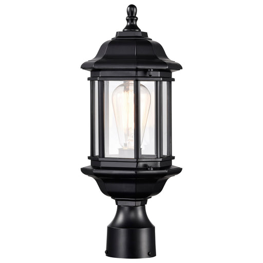 Myhouse Lighting Nuvo Lighting - 60-6116 - One Light Outdoor Post Lantern - Hopkins - Matte Black