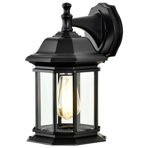 Myhouse Lighting Nuvo Lighting - 60-6118 - One Light Outdoor Wall Lantern - Hopkins - Matte Black