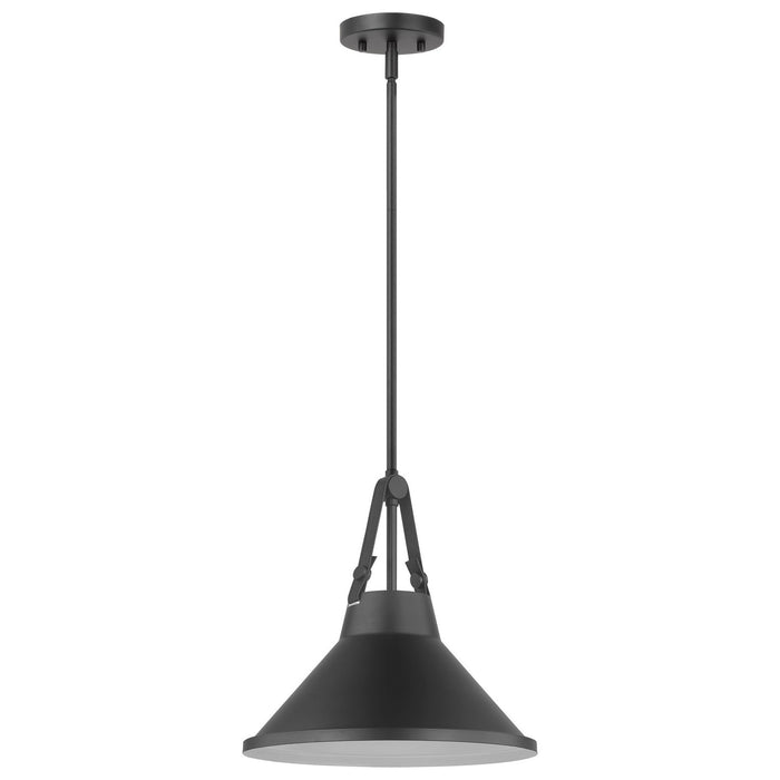 Myhouse Lighting Nuvo Lighting - 60-7645 - One Light Pendant - Zelda - Black