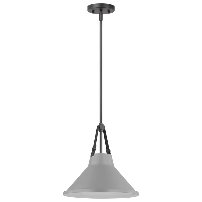 Myhouse Lighting Nuvo Lighting - 60-7646 - One Light Pendant - Zelda - Black