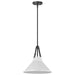 Myhouse Lighting Nuvo Lighting - 60-7647 - One Light Pendant - Zelda - Black