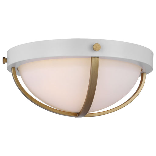 Myhouse Lighting Nuvo Lighting - 60-7662 - Two Light Flush Mount - Lincoln - Matte White