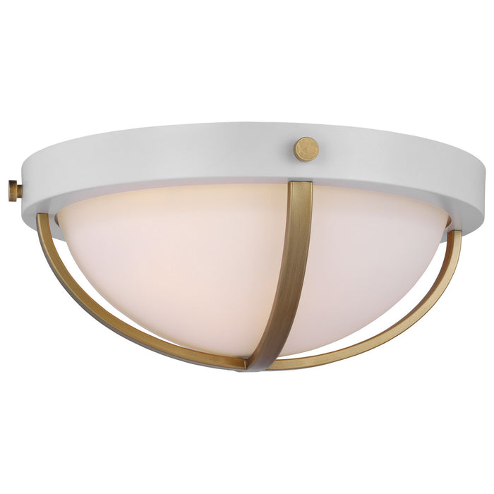 Myhouse Lighting Nuvo Lighting - 60-7662 - Two Light Flush Mount - Lincoln - Matte White