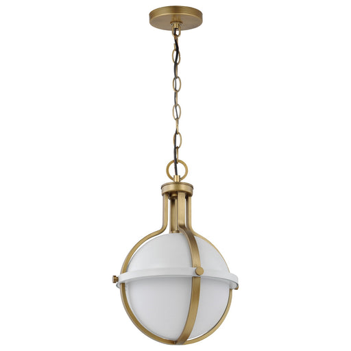 Myhouse Lighting Nuvo Lighting - 60-7664 - One Light Pendant - Lincoln - Matte White