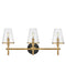 Myhouse Lighting Hinkley - 51083HB - LED Vanity - Marten - Heritage Brass