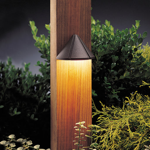 Myhouse Lighting Kichler - 15065AZT - One Light Landscape Deck - Six Groove - Textured Architectural Bronze