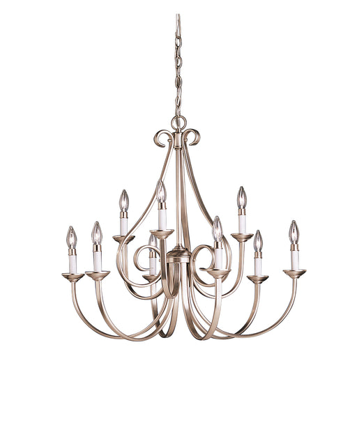 Myhouse Lighting Kichler - 2031NI - Nine Light Chandelier - Dover - Brushed Nickel