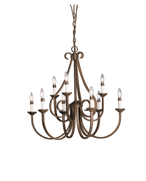 Myhouse Lighting Kichler - 2031TZ - Nine Light Chandelier - Dover - Tannery Bronze