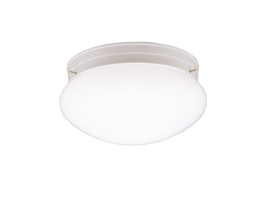 Myhouse Lighting Kichler - 208WH - One Light Flush Mount - Ceiling Space - White